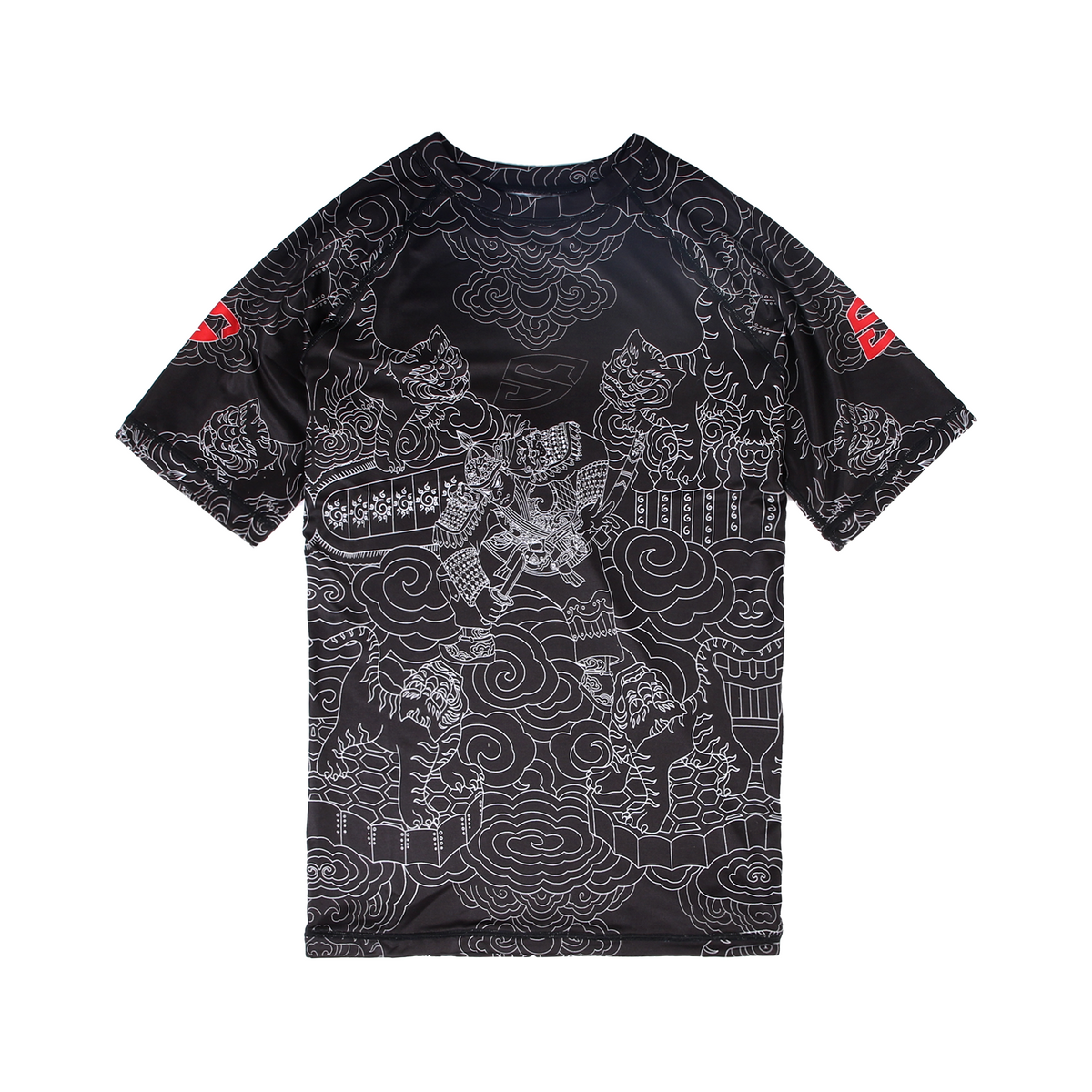 Vietnamese Tiger Short Sleeve Compression Rashguard Thegis.Asia